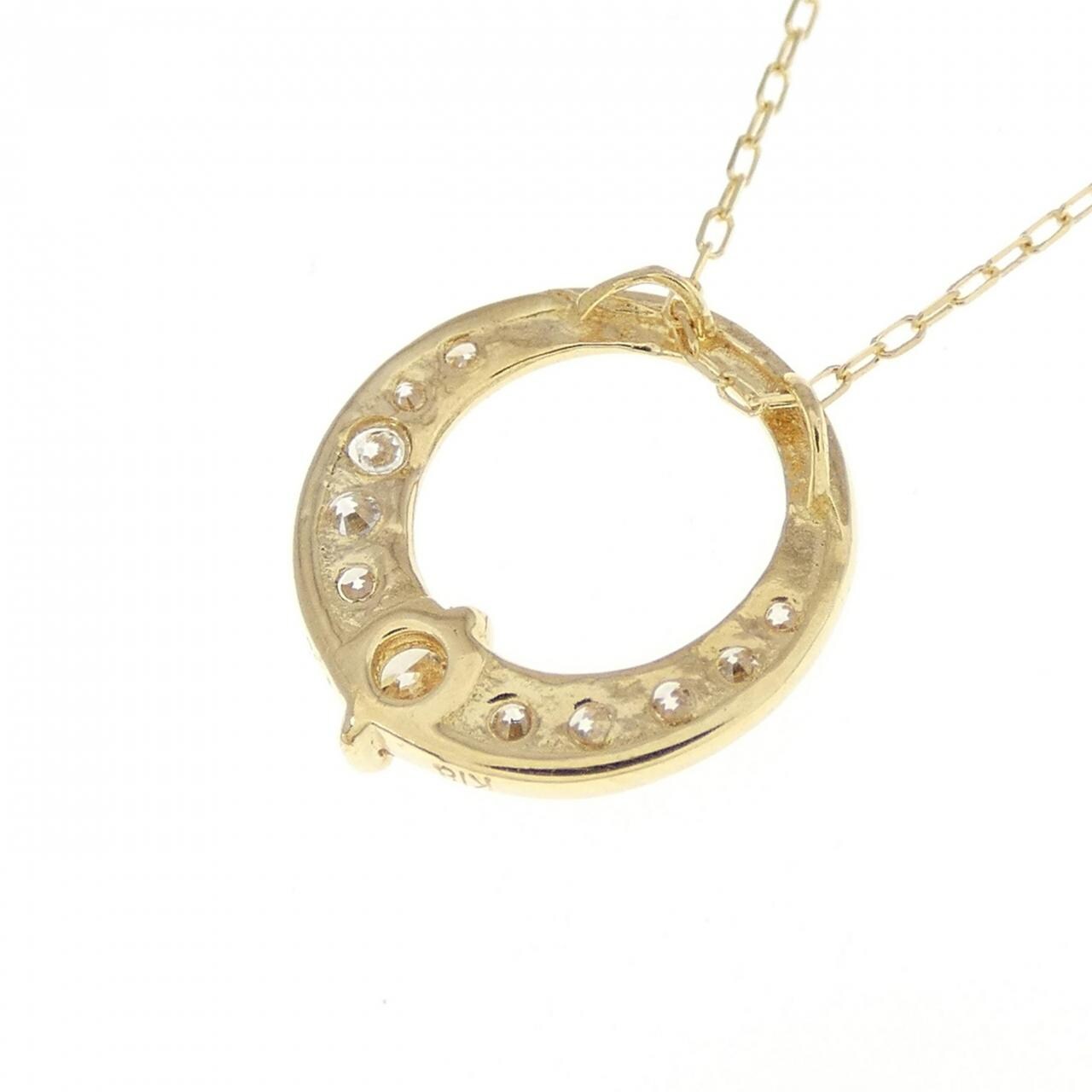 K18YG ダイヤモンド ネックレス 0.10CT