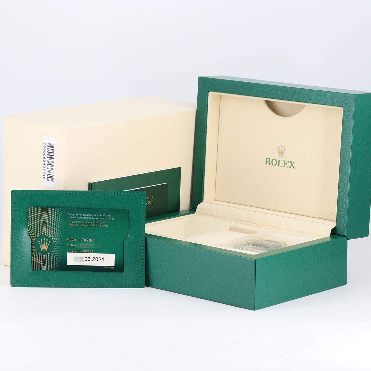 ロレックス オイスターパーペチュアル 124200 SS 自動巻 ランダム番