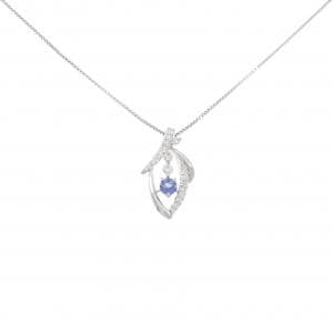 PT900/PT850 ベニトアイト ネックレス 0.191CT