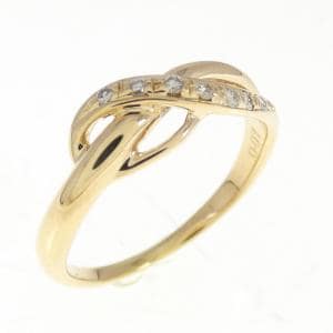 K18YG ダイヤモンド リング 0.07CT