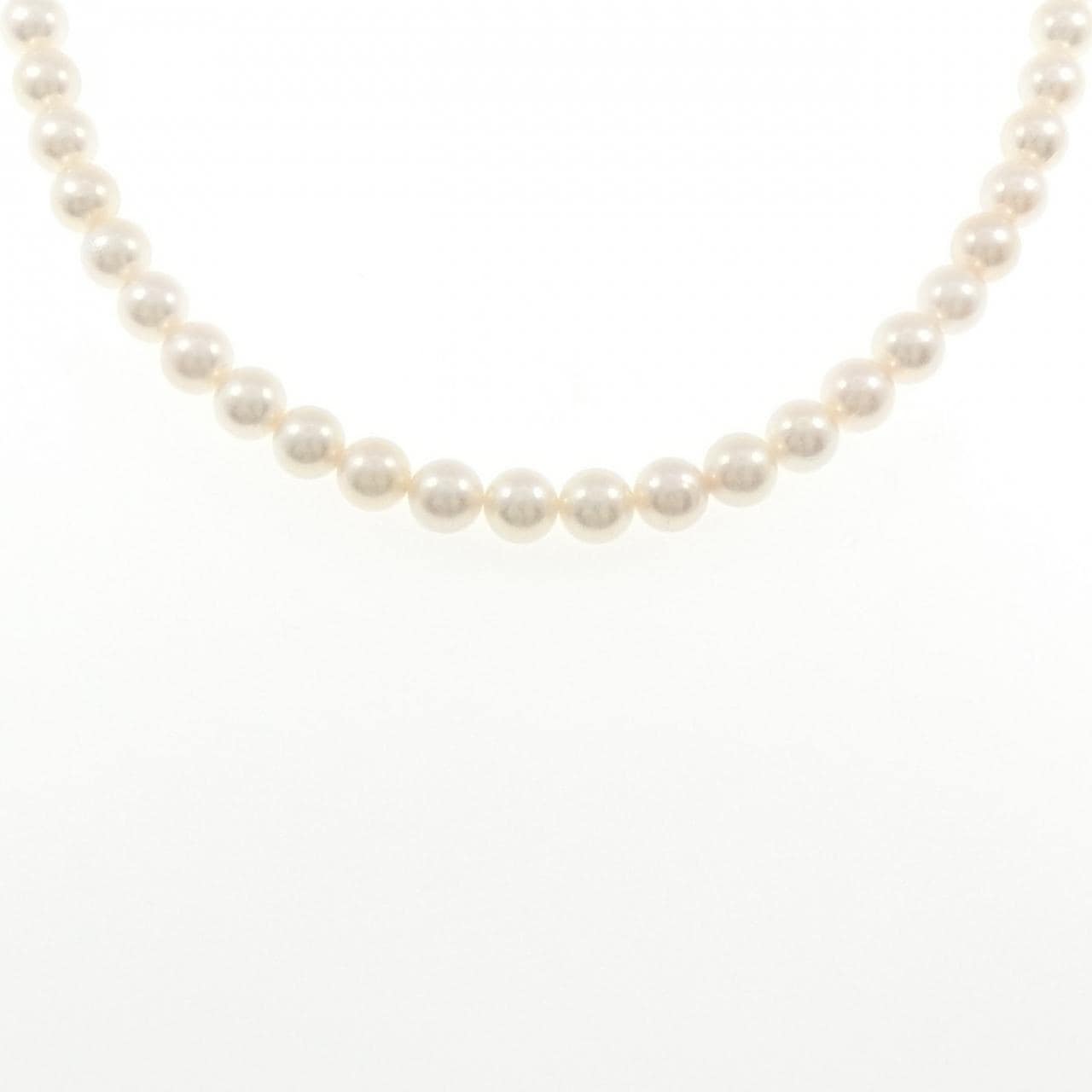 シルバークラスプ アコヤパール ネックレス 6.5-7mm