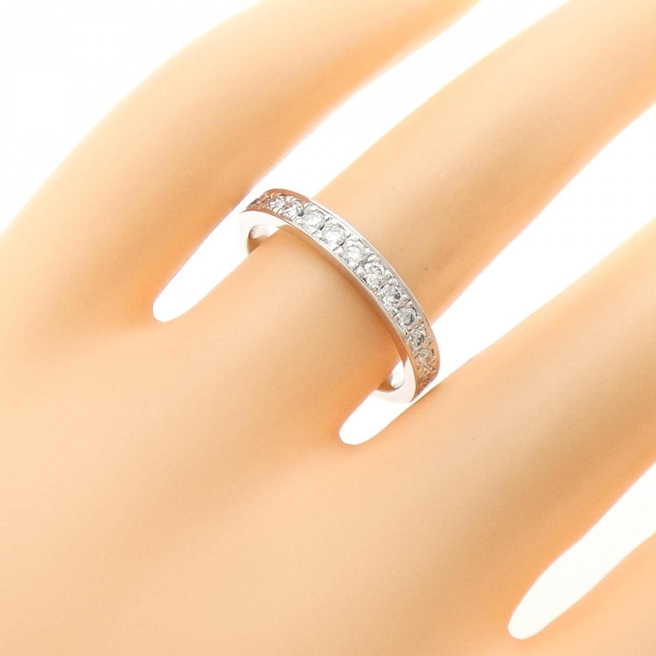 PT900 ハーフエタニティ ダイヤモンド リング 0.51CT