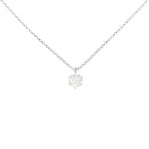 【リメイク】PT900/PT850 ダイヤモンド ネックレス 0.221CT E SI2 EXT H&C