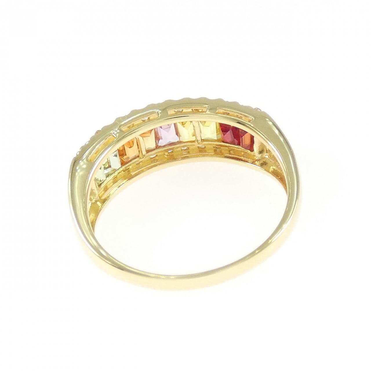 K18YG サファイヤ リング 1.00CT