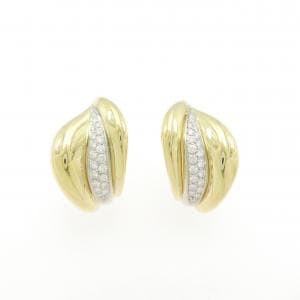 K18YG/K18WG ダイヤモンド ピアス