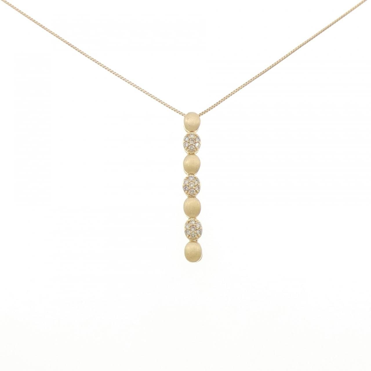 ジーエスティービー ダイヤモンド ネックレス 0.17CT