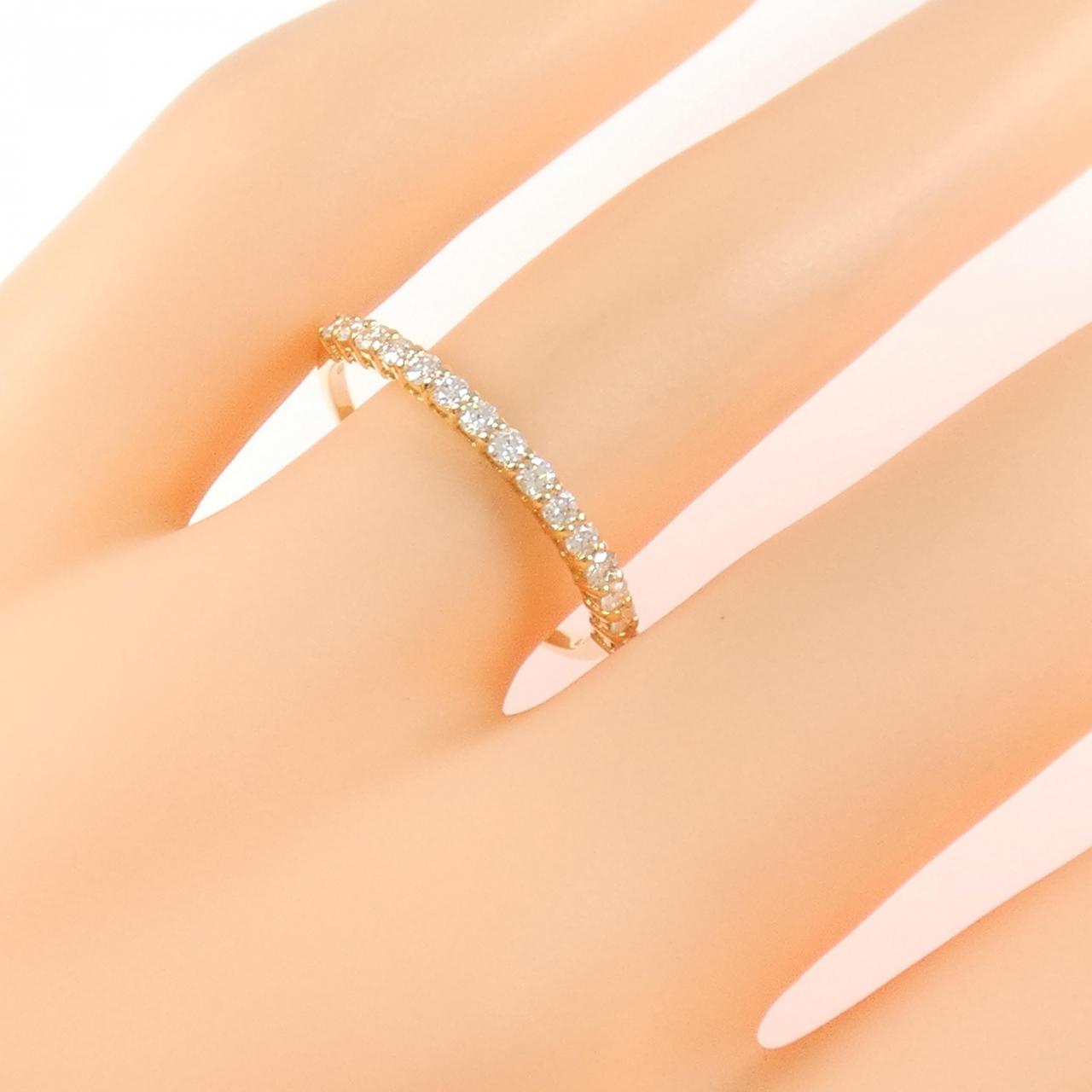 【リメイク】K18YG ダイヤモンド リング 0.30CT