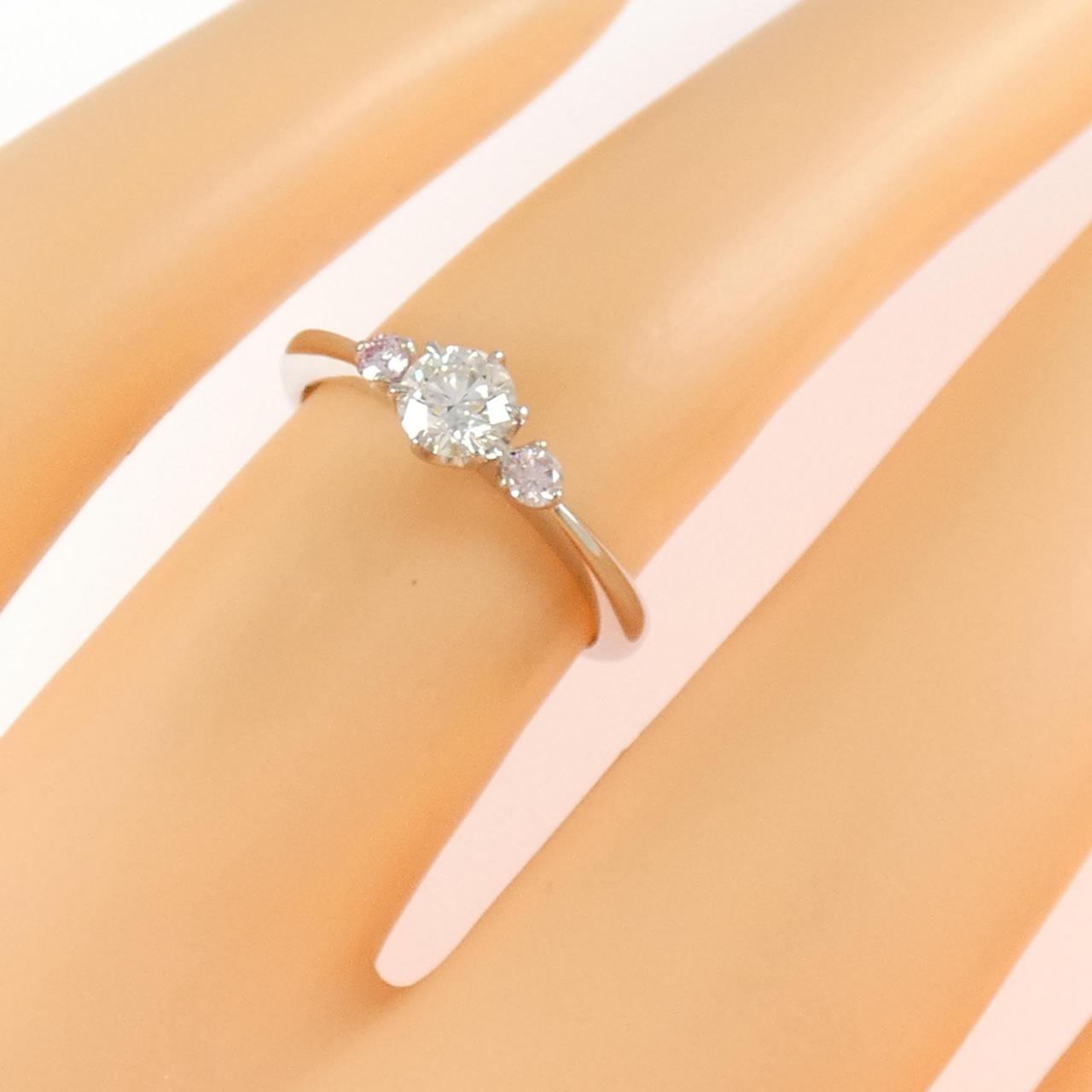 PT950 ダイヤモンド リング 0.273CT F SI1 3EXT H&C