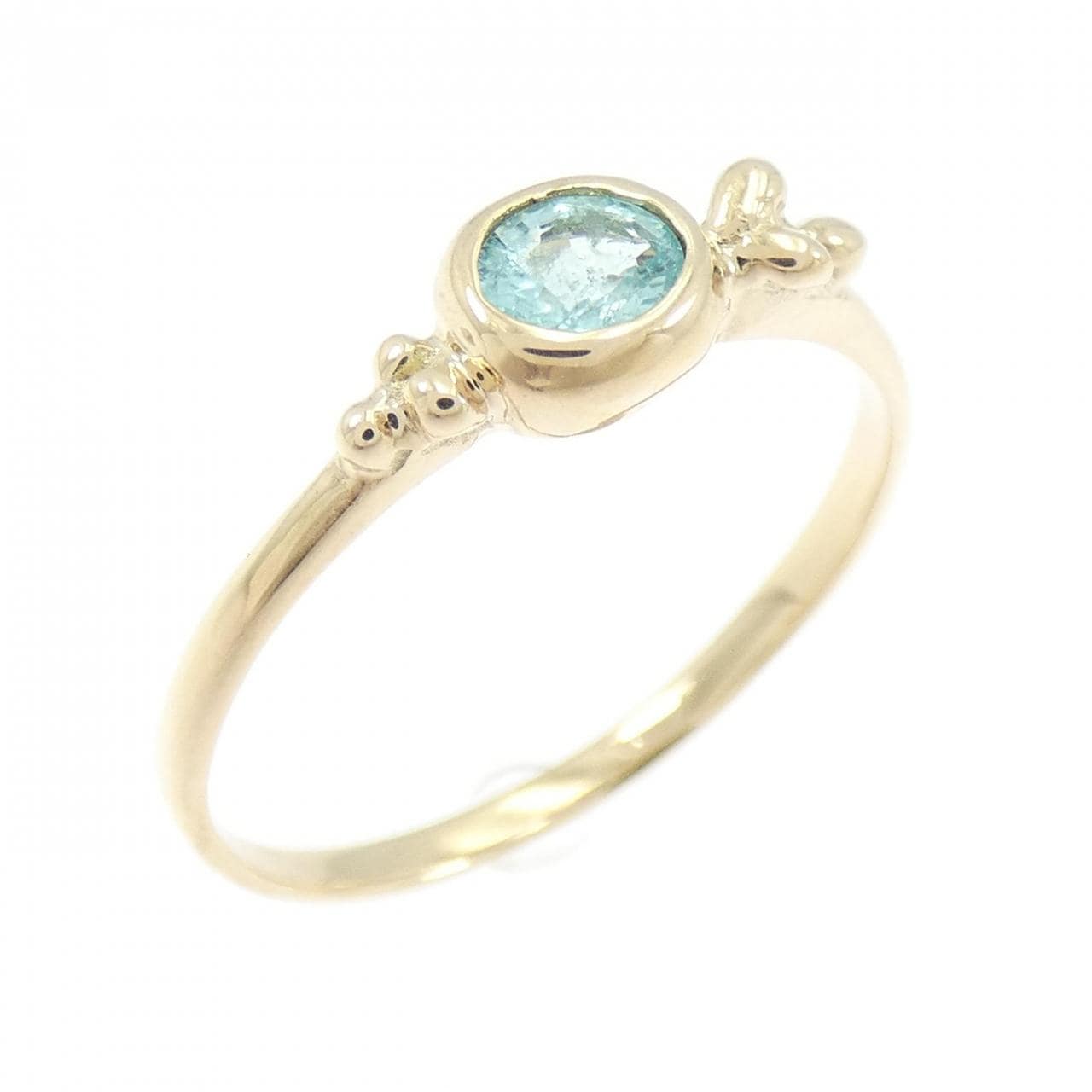 K14YG トルマリン リング