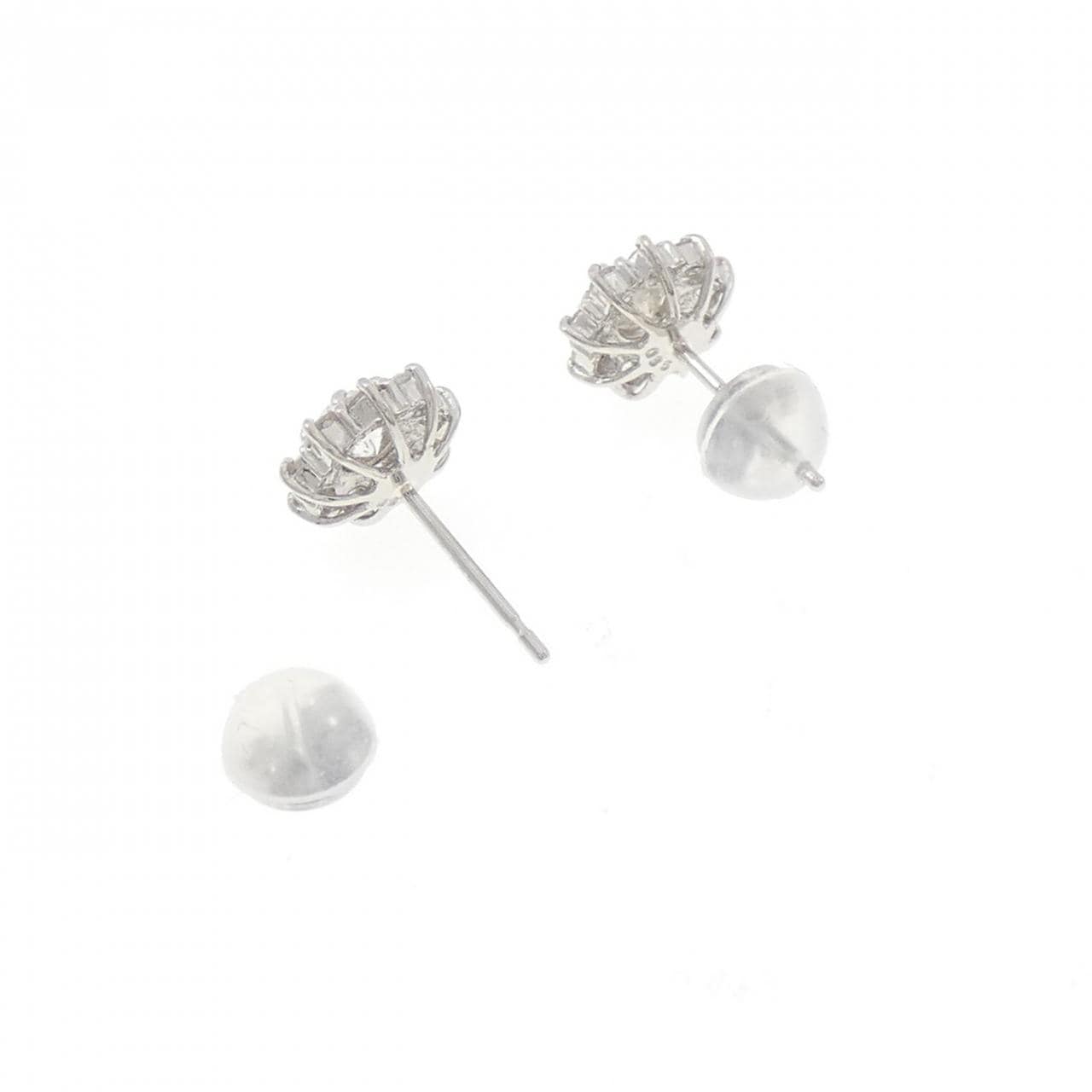 PT900 ダイヤモンド ピアス 0.70CT