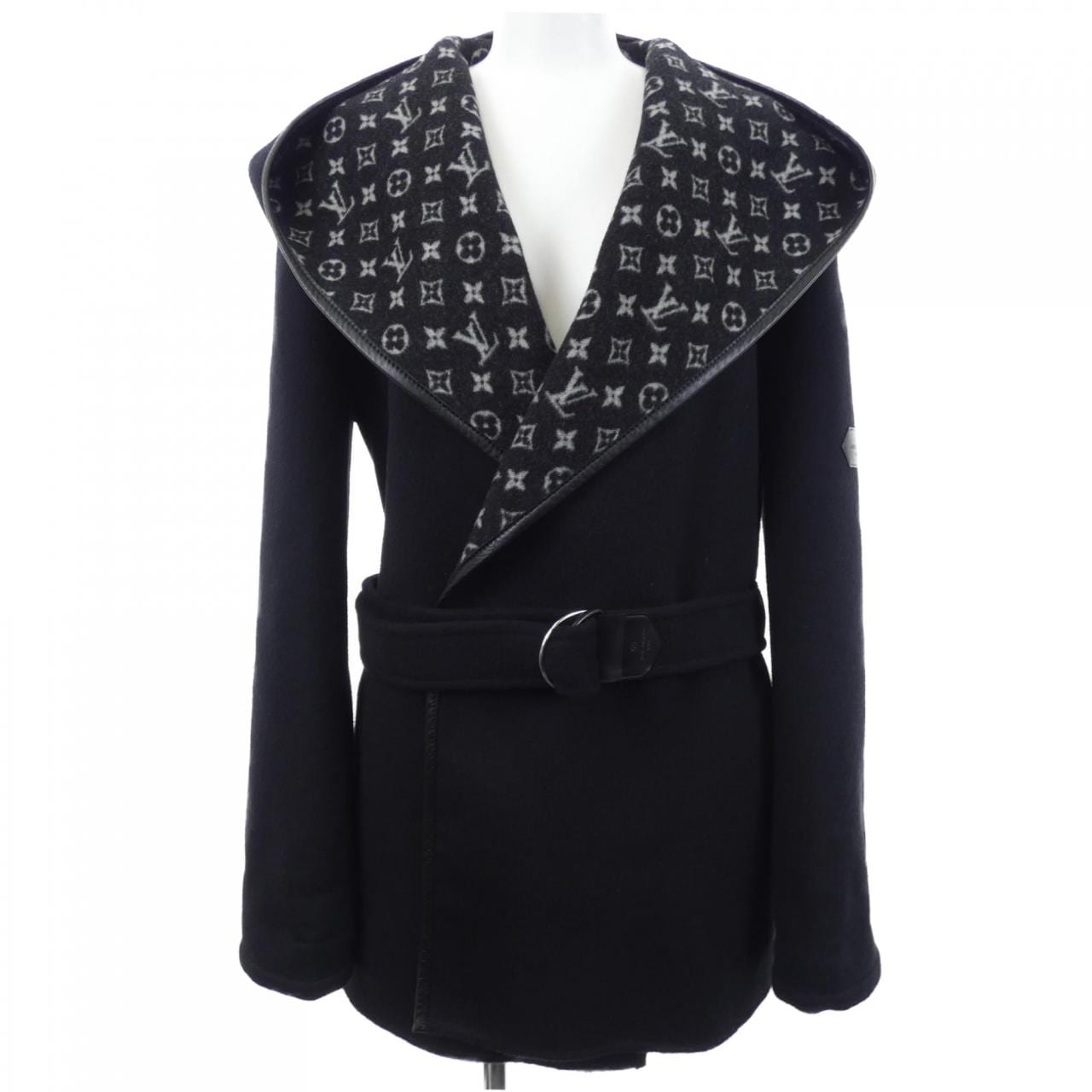 ルイヴィトン LOUIS VUITTON ベルテッドショートラップピーコート FMCO06QWE コート