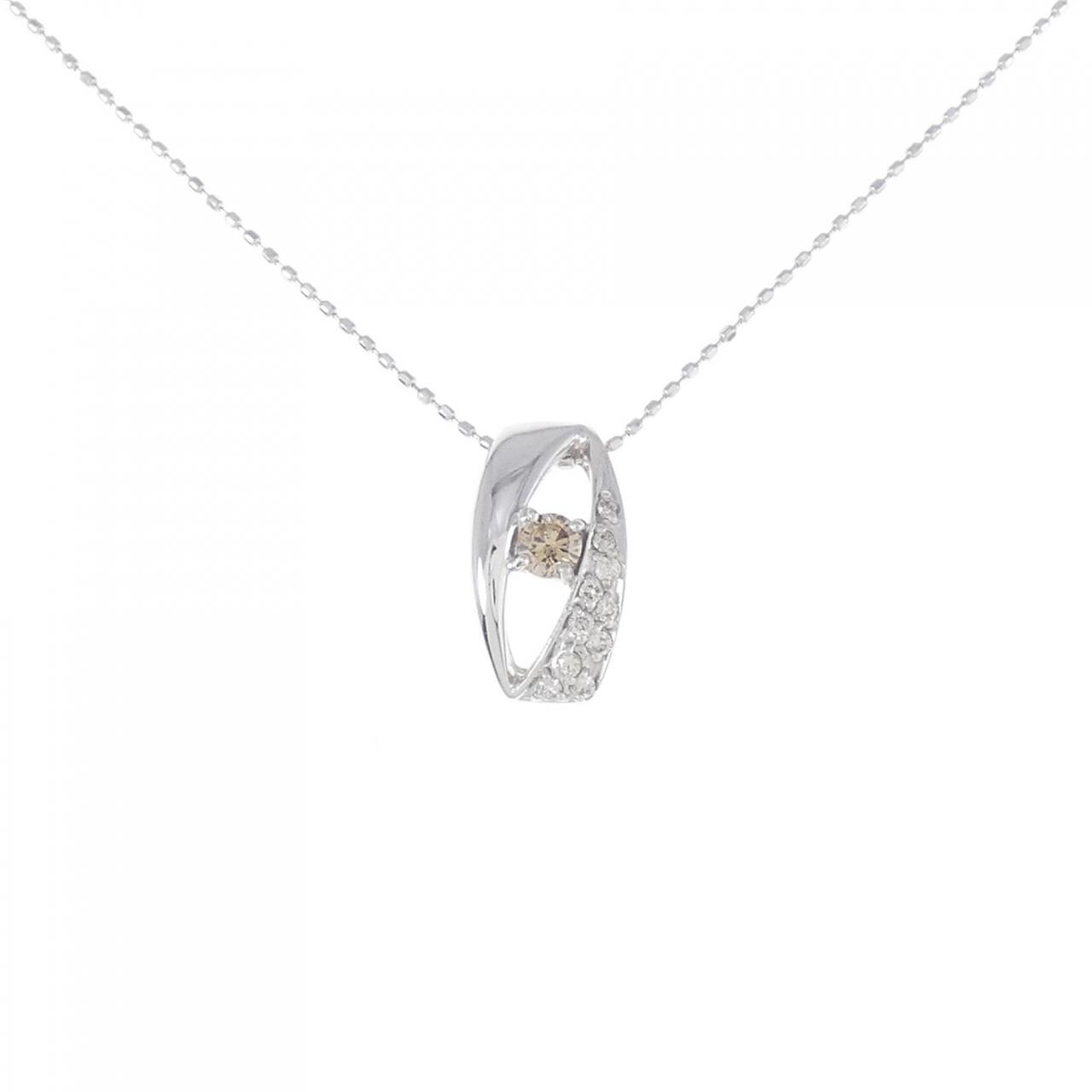 コメ兵｜K10WG ダイヤモンド ネックレス 0.17CT｜ジュエリー