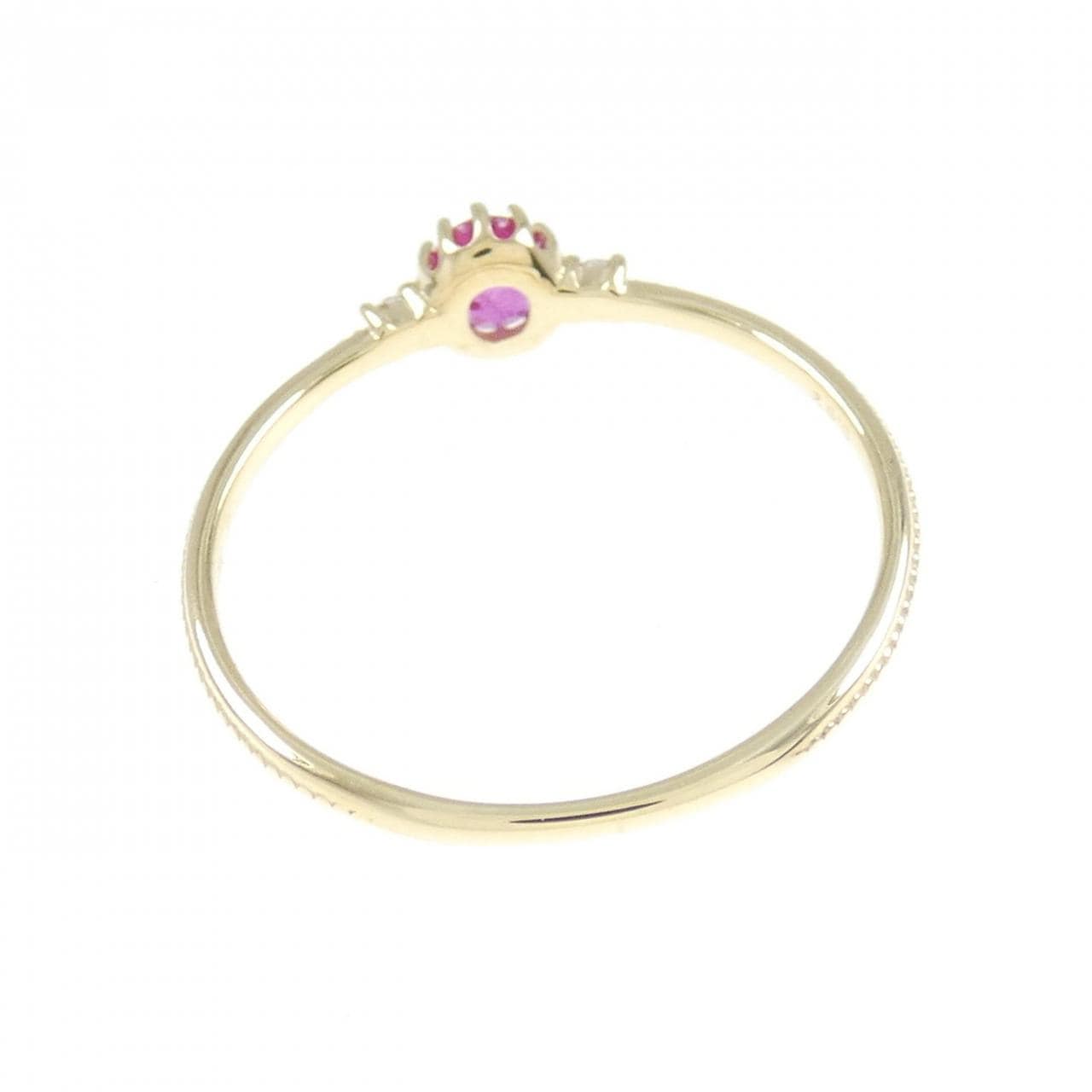 K10YG Ruby Ring