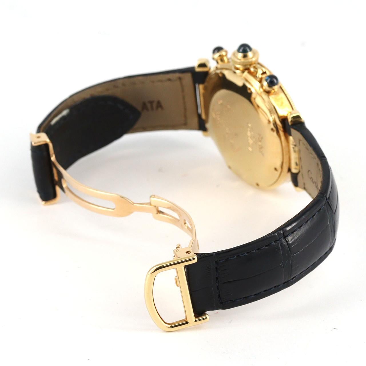 【ノーメンテナンス特価】カルティエ パシャクロノグラフ･150th YG W30X7651 YG クォーツ