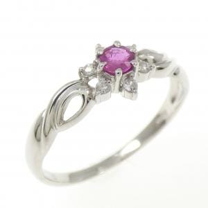 PT900 ルビー リング