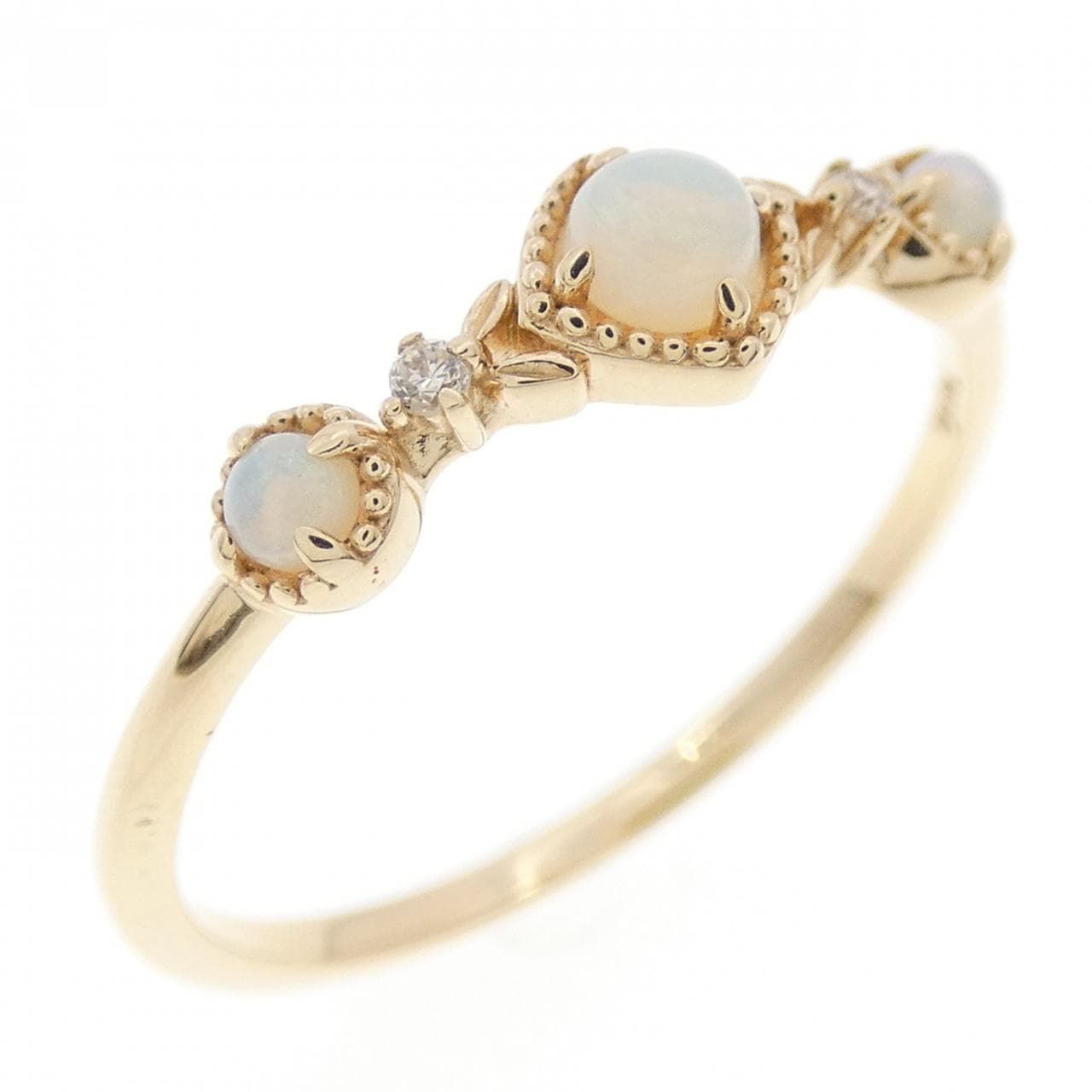 アガット オパール リング