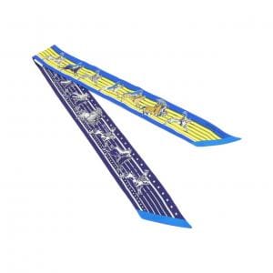 エルメス PANI LA SHAR PAWNEE ツイリー 063587S スカーフ