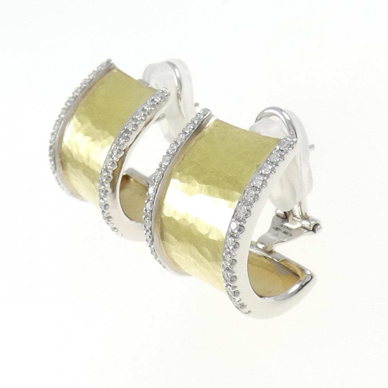 750YG/750WG Diamond earrings