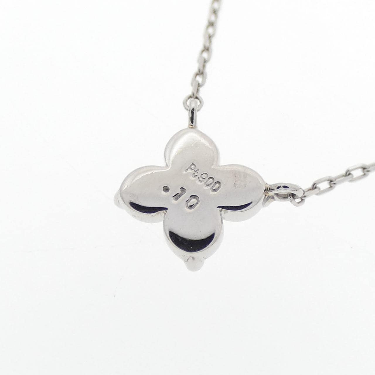 PT900/PT850 Flower Diamond Necklace 0.10CT