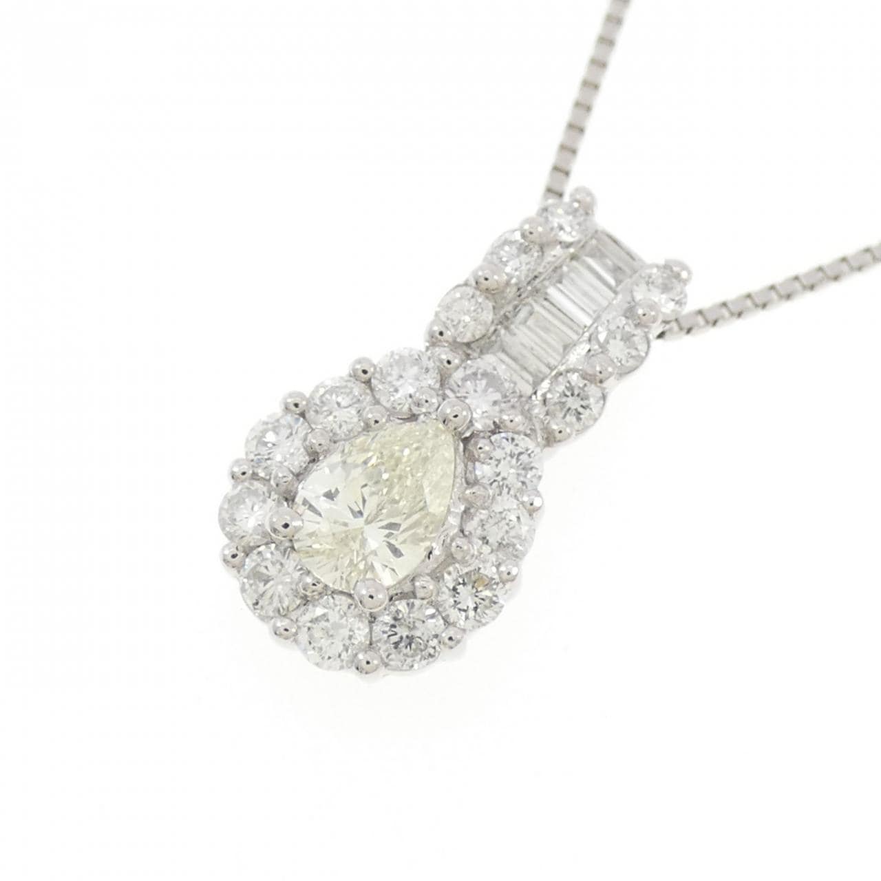 PT900/PT850 ダイヤモンド ネックレス 0.31CT