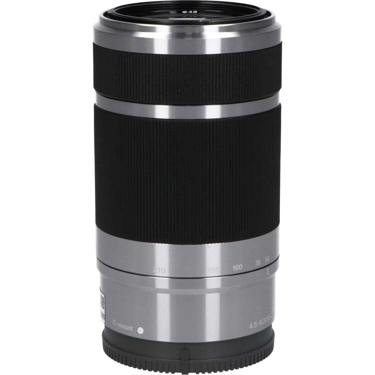 ＳＯＮＹ　Ｅ５５－２１０ｍｍ　Ｆ４．５－６．３ＯＳＳ　ＳＩＬＶＥＲ