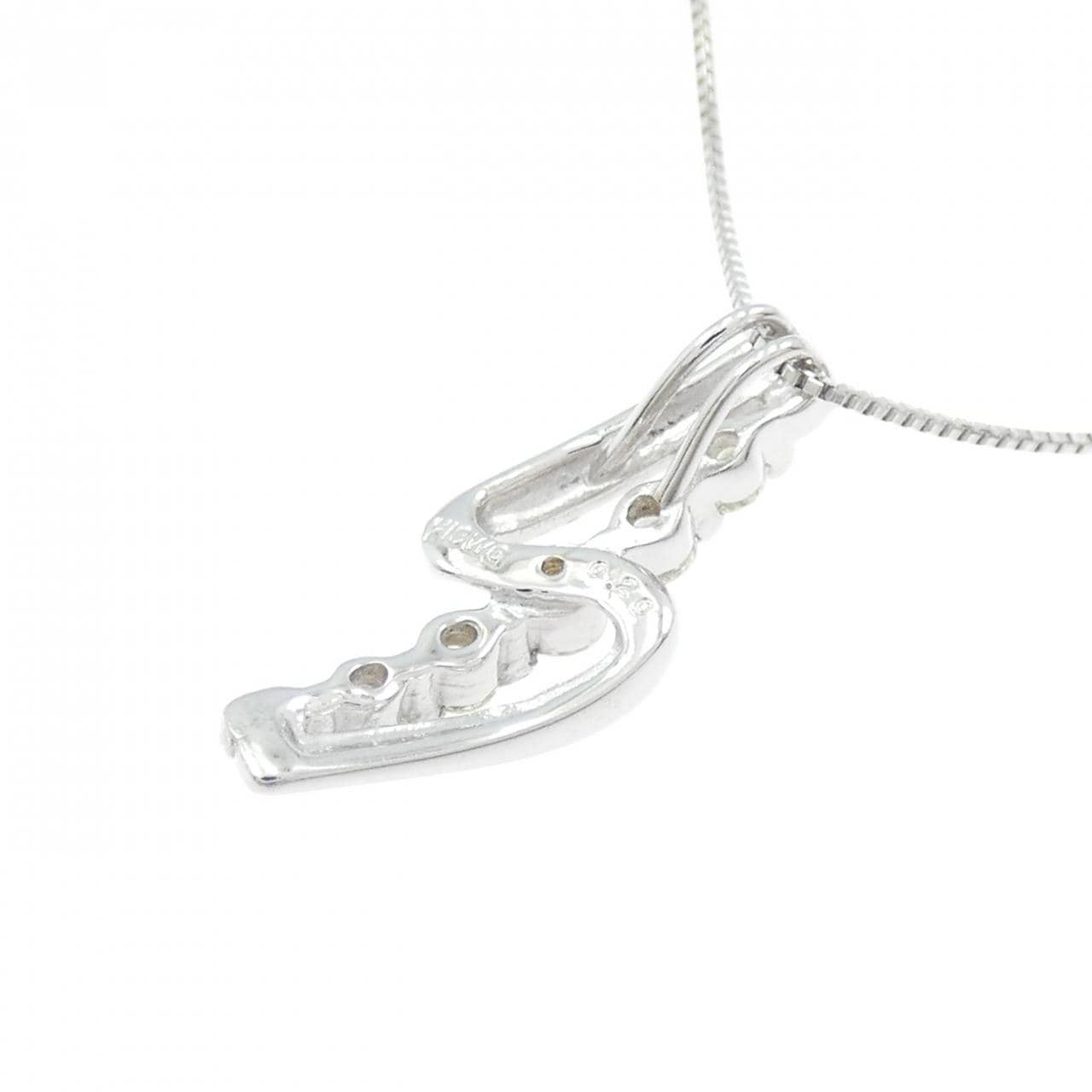 K18WG ダイヤモンド ネックレス 0.20CT