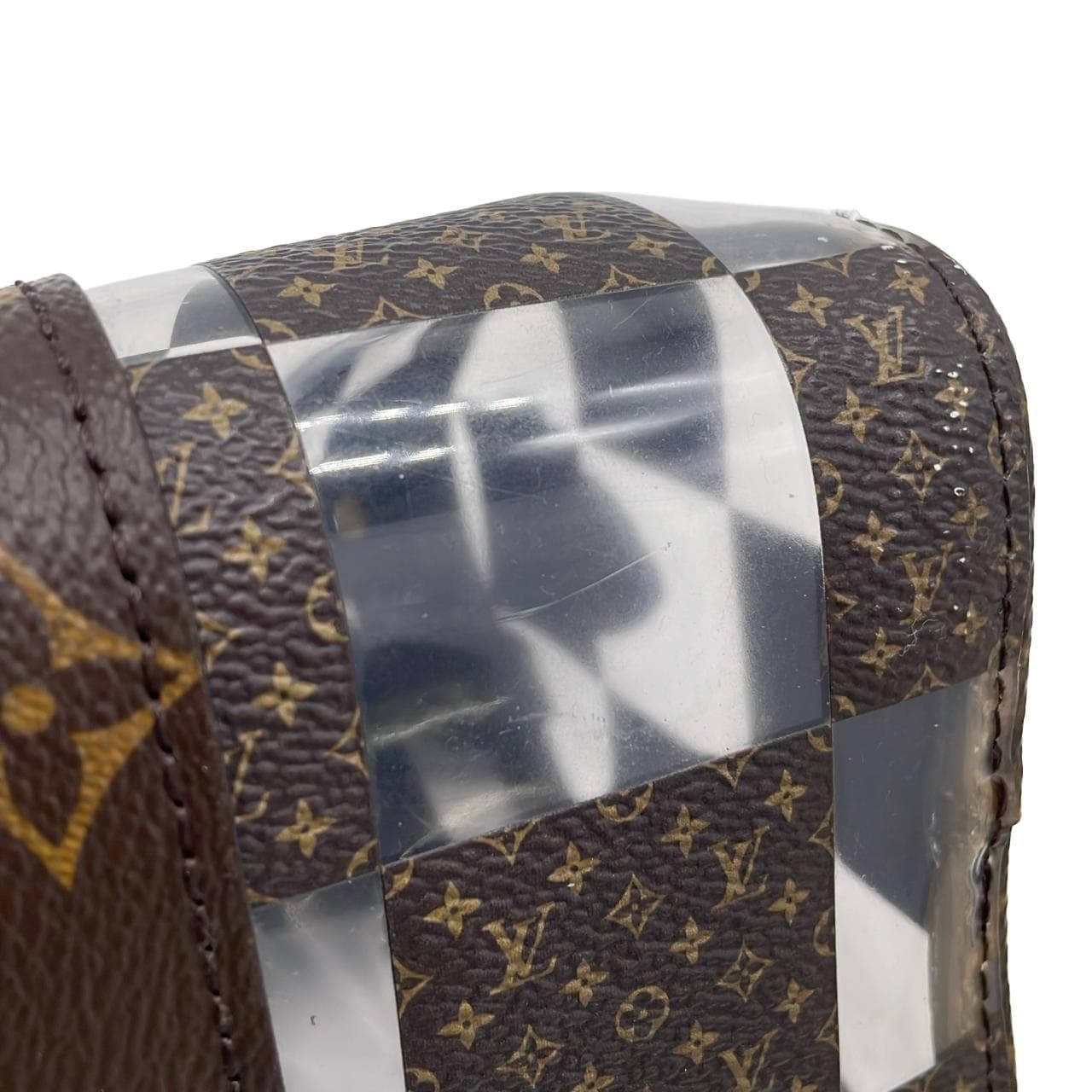 ルイヴィトン モノグラム チェス キーポル バンドリエール 25cm M20872 ボストンバッグ