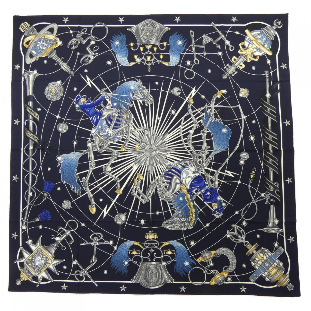 エルメス HERMES CHORUS STELLARUM H243912S カレジェアン140 ショール