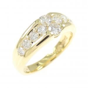 K18YG ダイヤモンド リング 0.71CT
