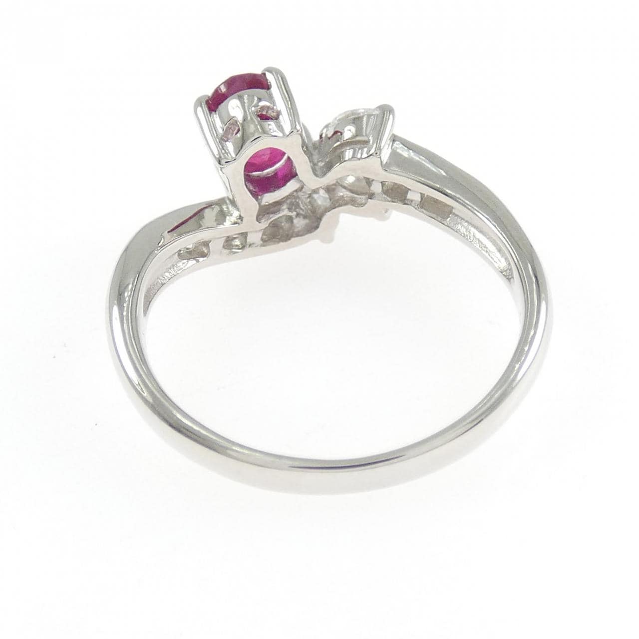 PT900 ルビー リング 0.80CT
