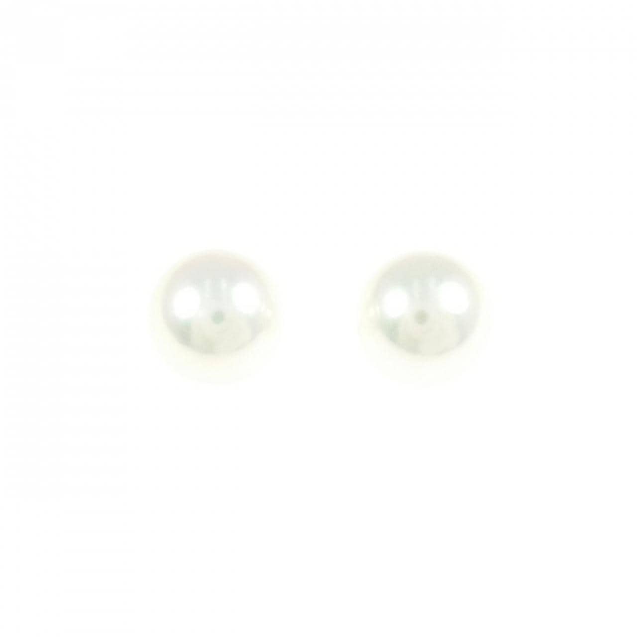 K18YG アコヤパール ピアス 7.3mm