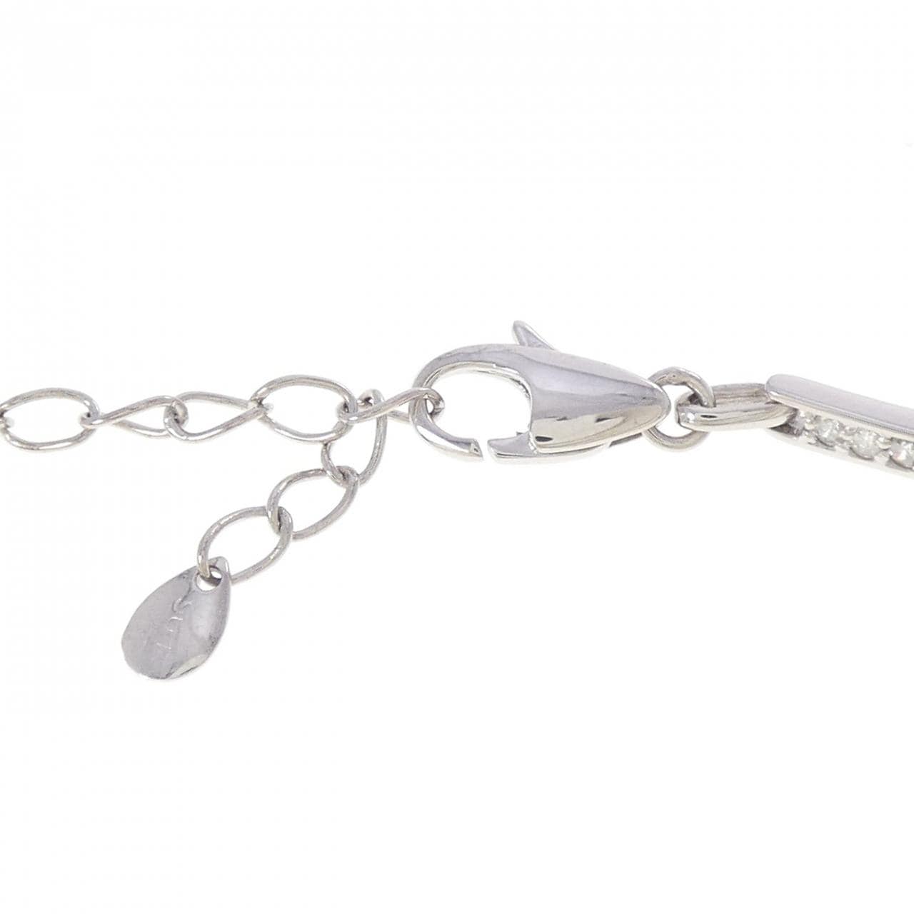 K18WG ダイヤモンド ブレスレット 1.06CT