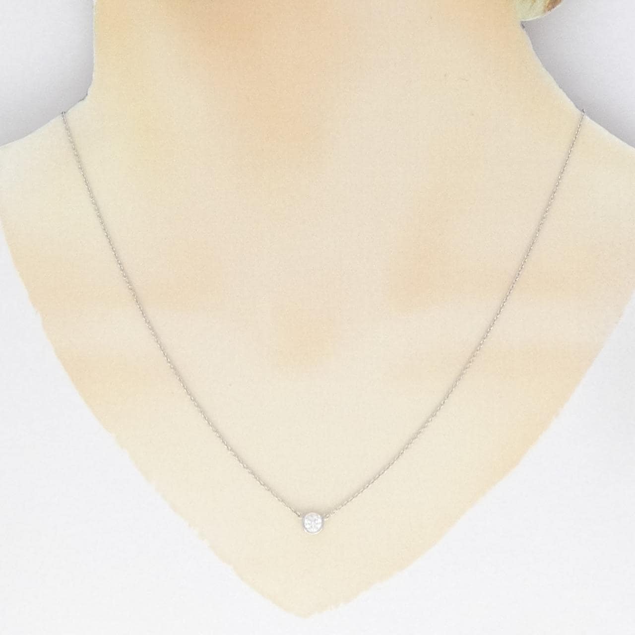 ティファニー バイザヤード ネックレス 0.28CT H VS1 EXT