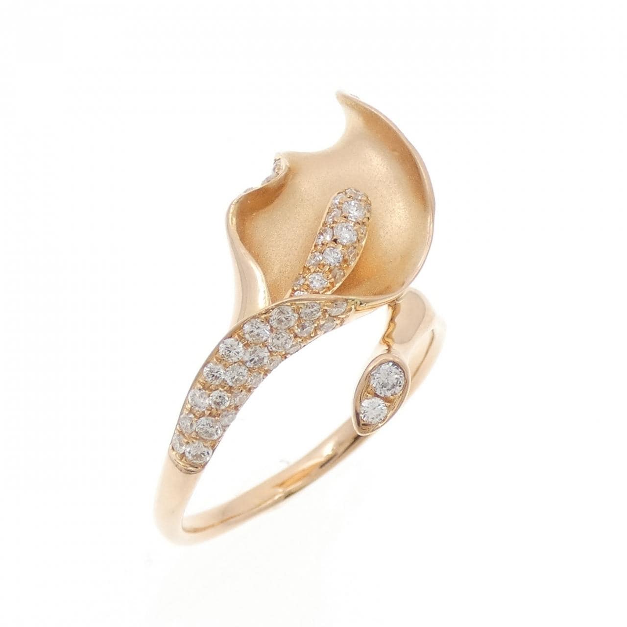 750PG ダイヤモンド リング 0.44CT