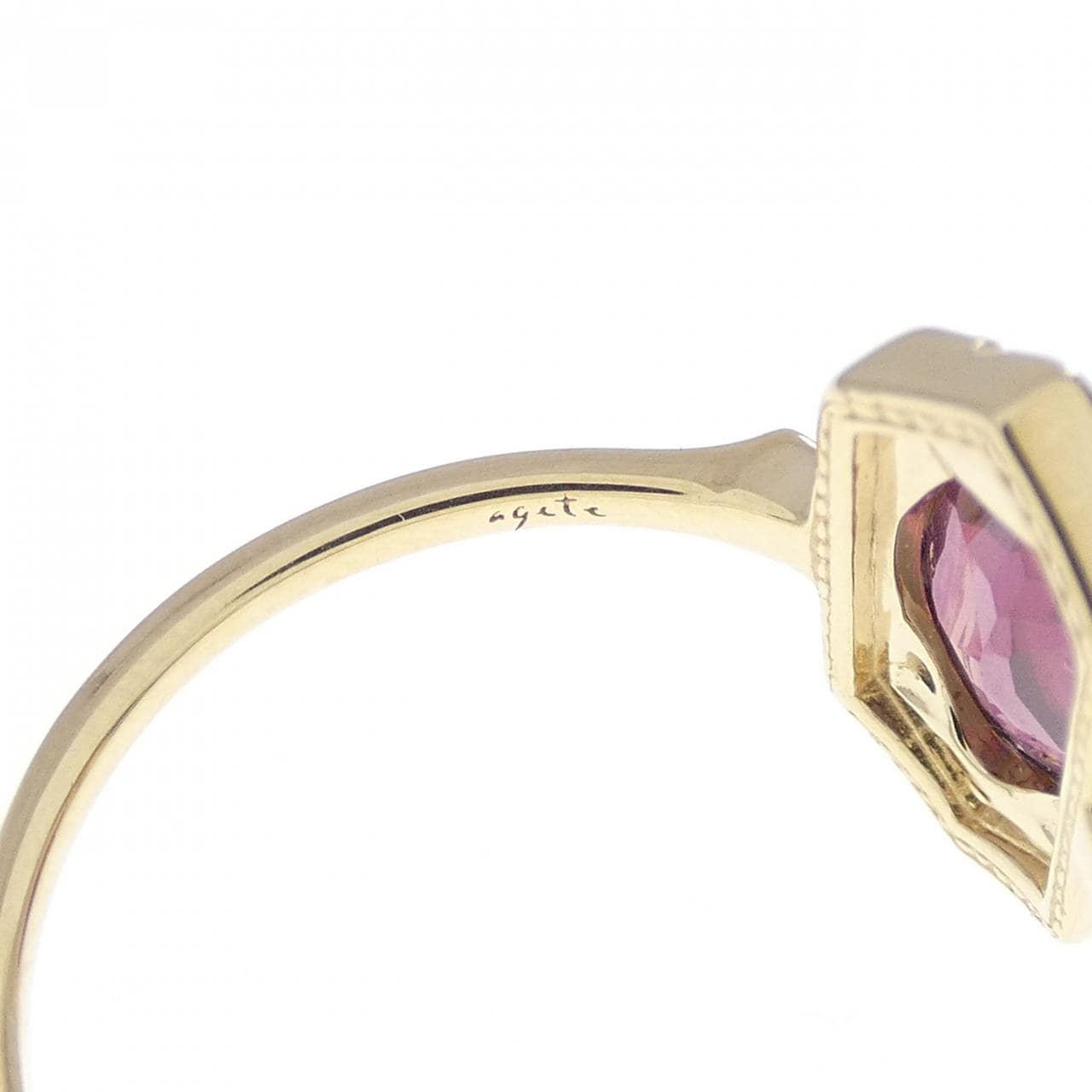 アガット カラーストーン リング