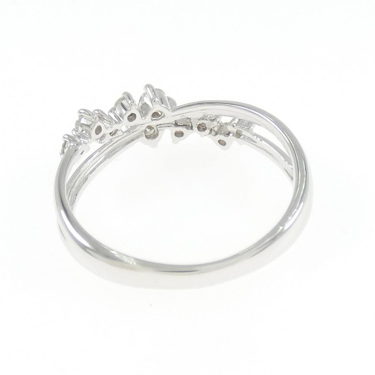 K18WG ダイヤモンド リング 0.20CT