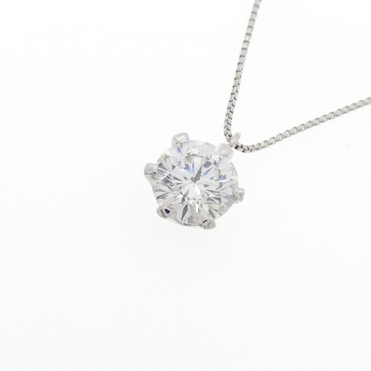 PT900/PT850 ダイヤモンド ネックレス 1.026CT G SI1 EXT