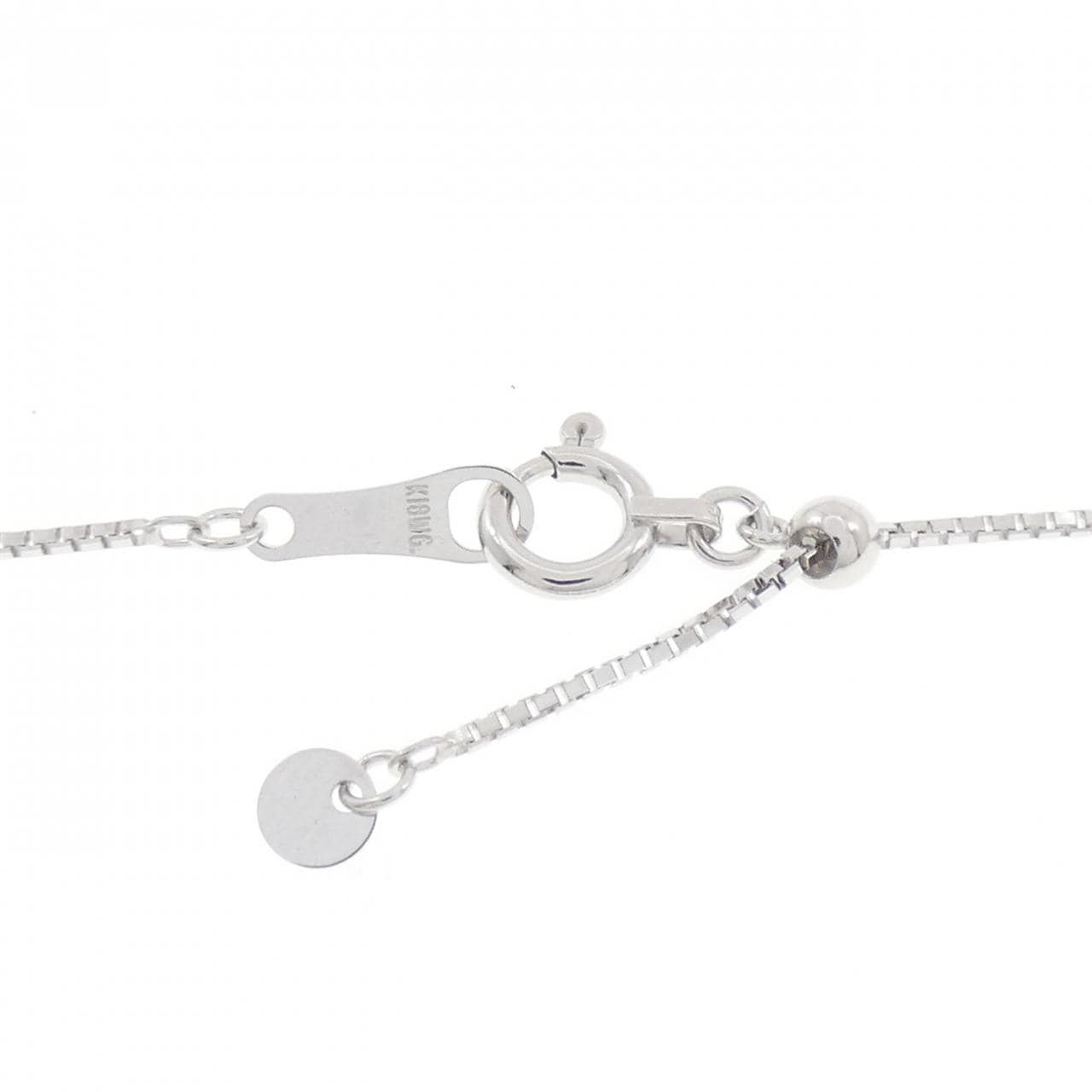K18WG ダイヤモンド ネックレス 0.317CT