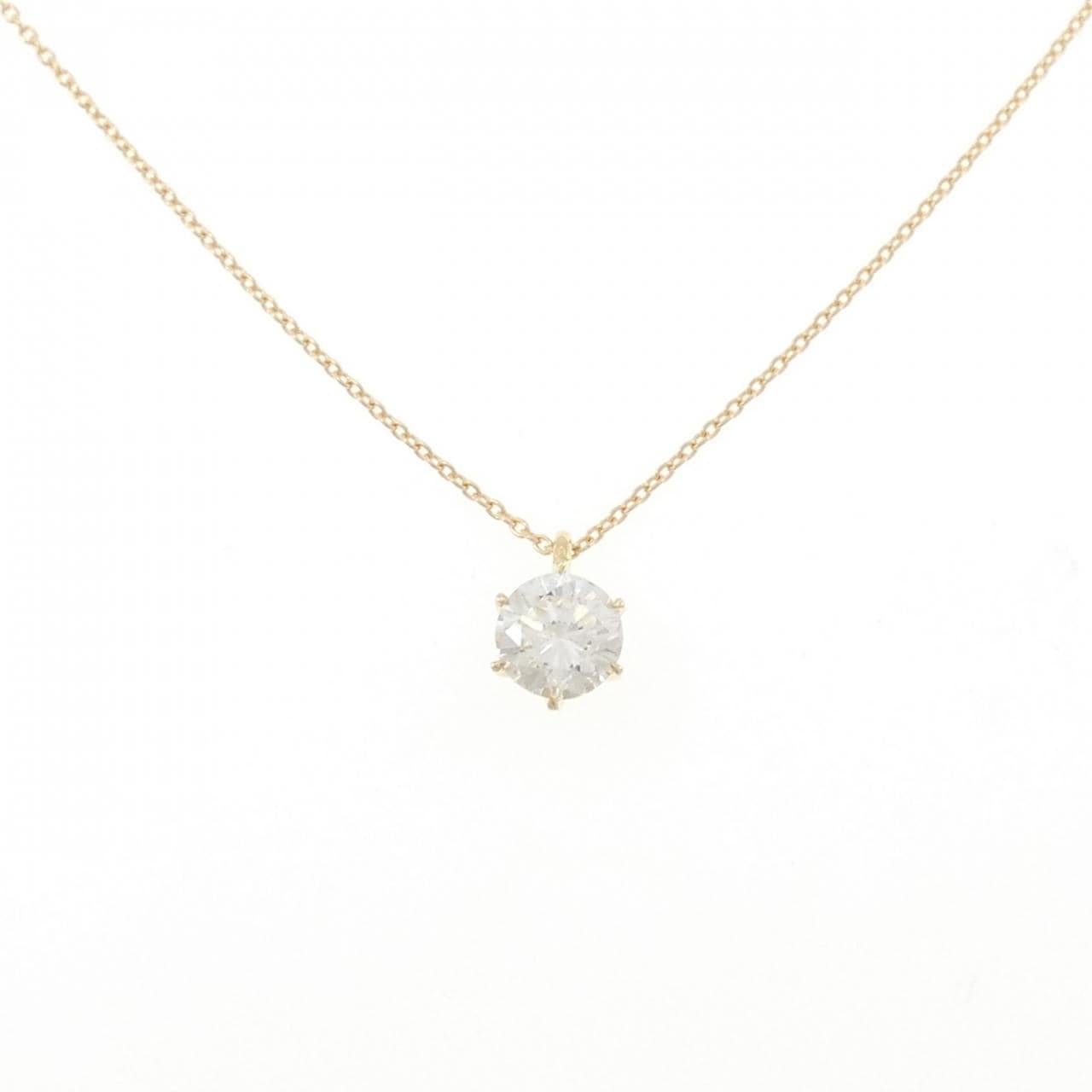 【リメイク】K18YG ダイヤモンド ネックレス 1.011CT G I1 Good