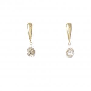 K18YG ダイヤモンド ピアス 0.36CT