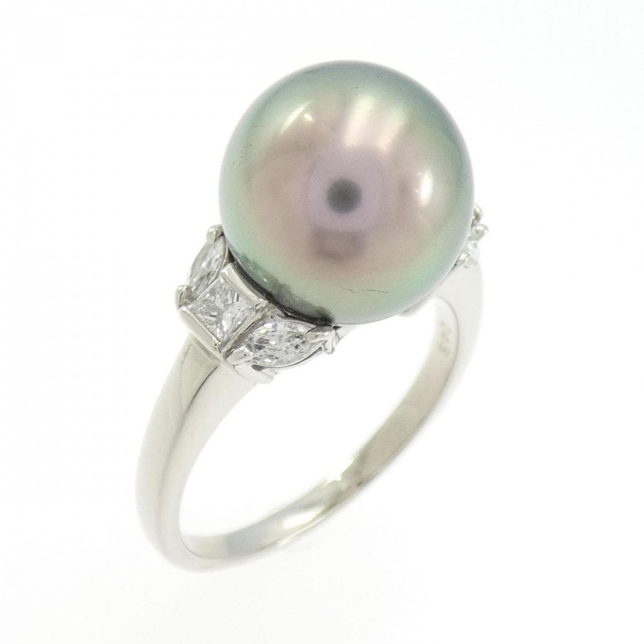 PT900 黒蝶パール リング 11.6mm