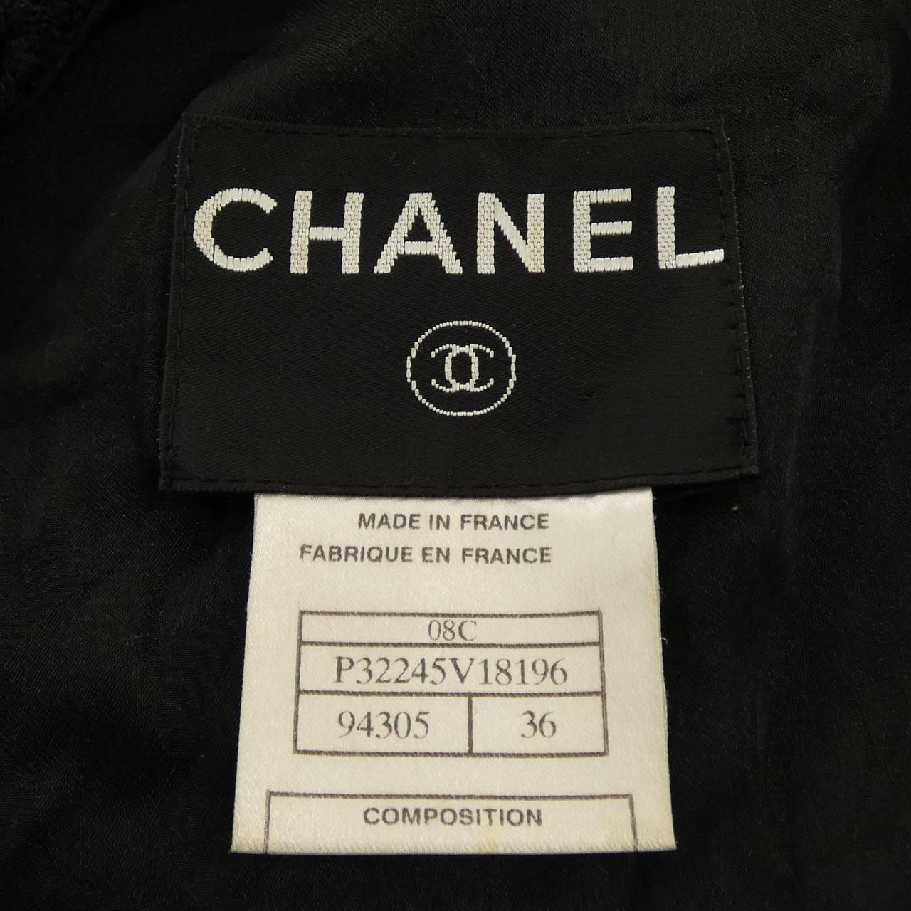 シャネル CHANEL P32245V18196 08C ノーカラージャケット