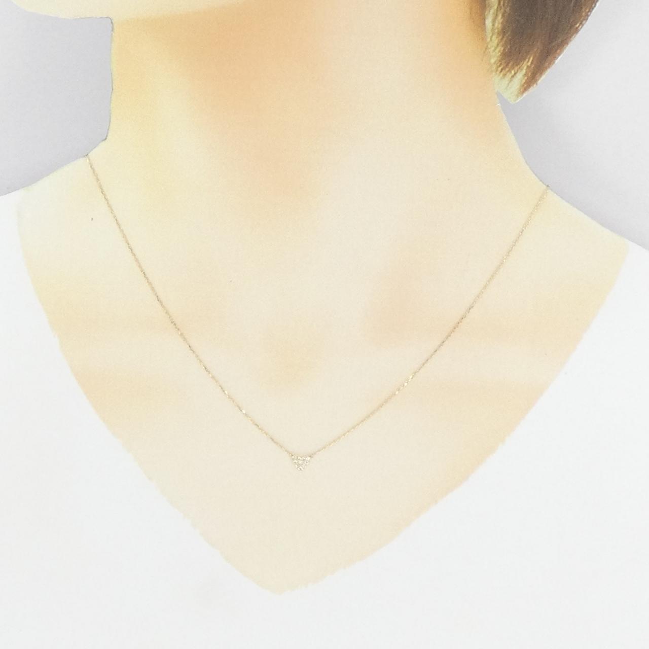 アーカー ハートパヴェ ネックレス 0.05CT