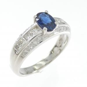 PT900 サファイヤ リング 0.55CT