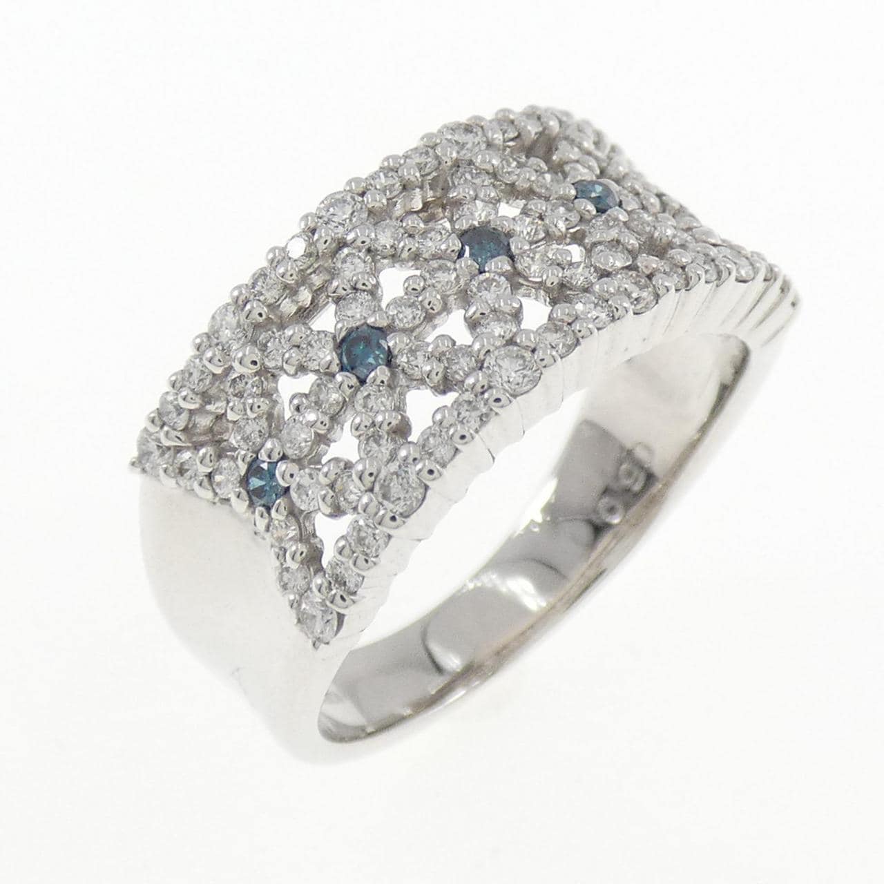 K18WG ダイヤモンド リング 0.60CT