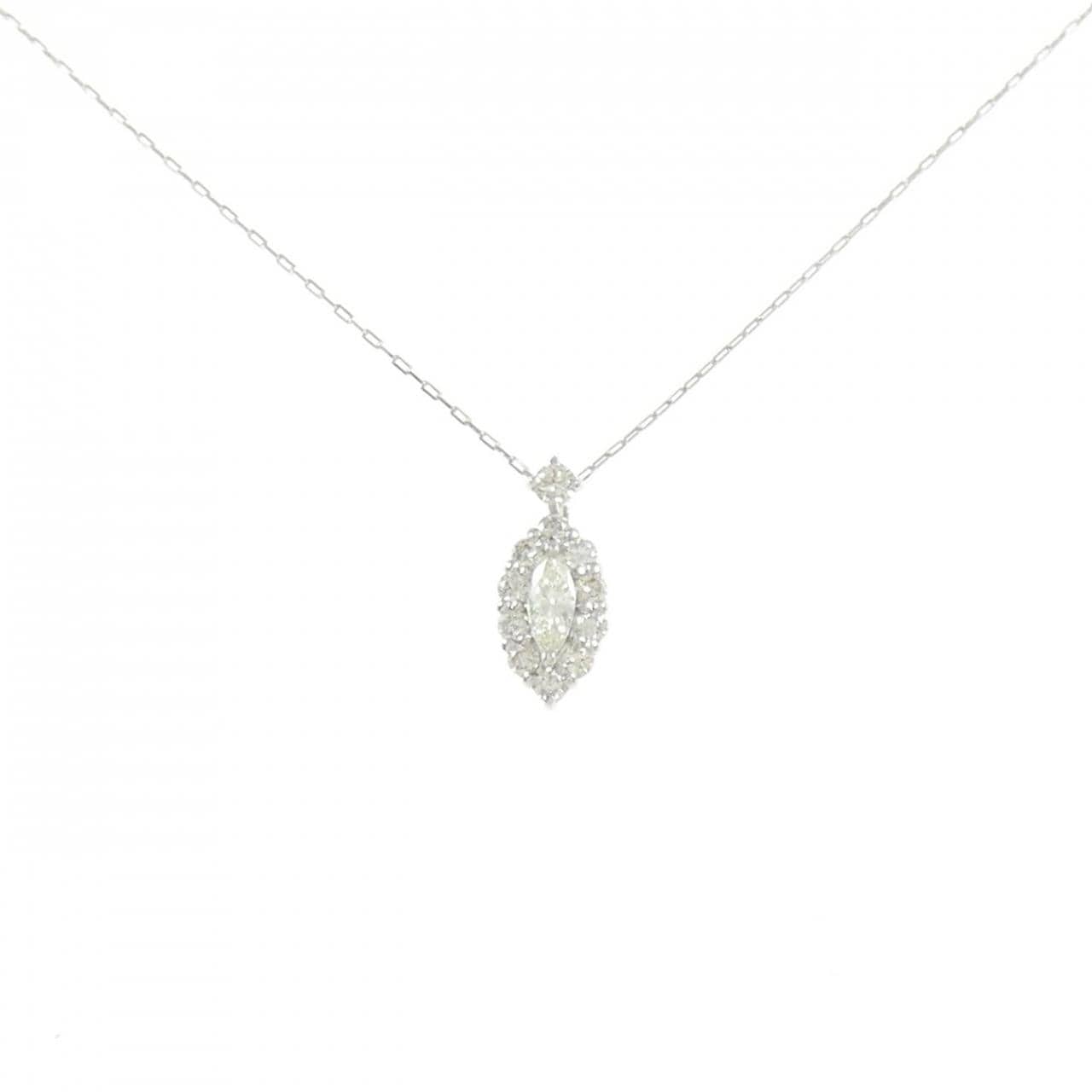 【新品】PT900/PT850 ダイヤモンド ネックレス 0.20CT