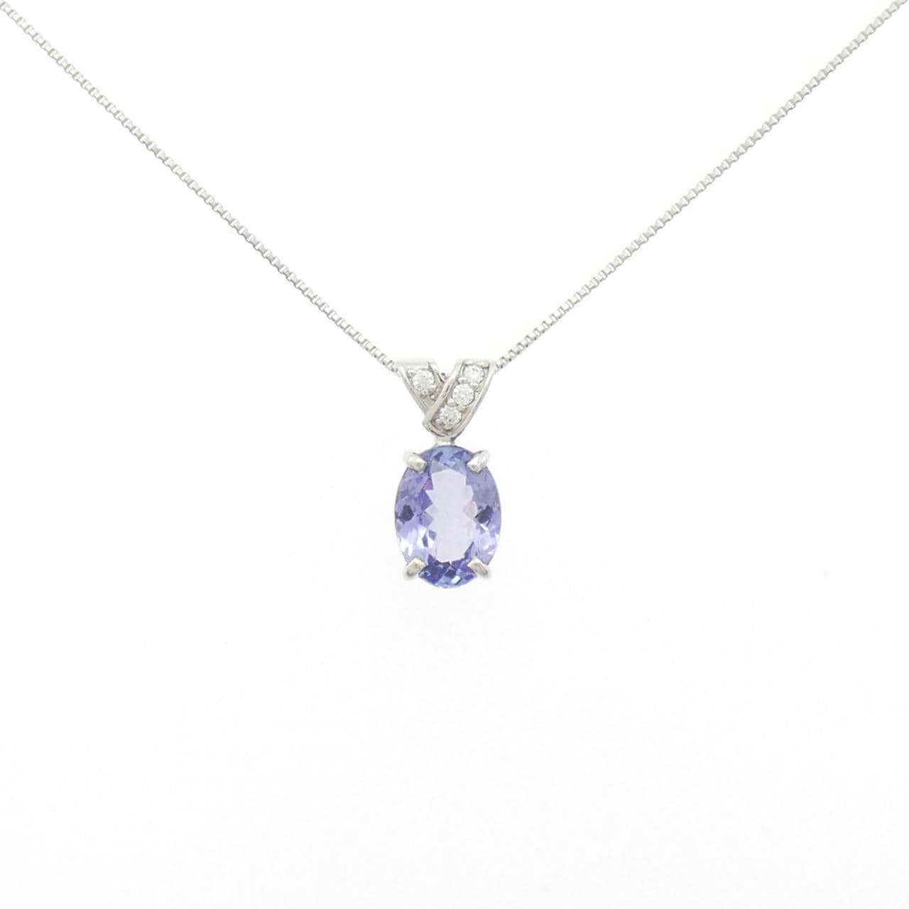 PT900/PT850坦桑石项链 1.00CT
