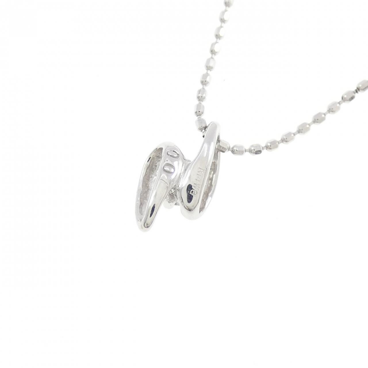 K14WG ダイヤモンド ネックレス 0.07CT
