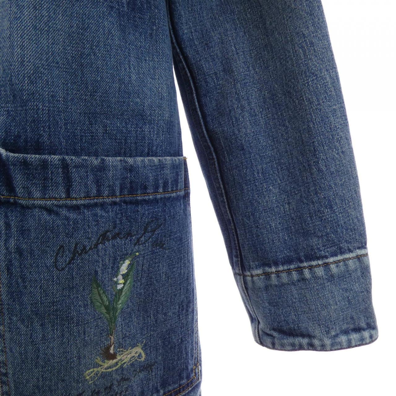ディオール DIOR LILY OF THE VALLEY OVERSHIRT 493D493AY552 デニムジャケット