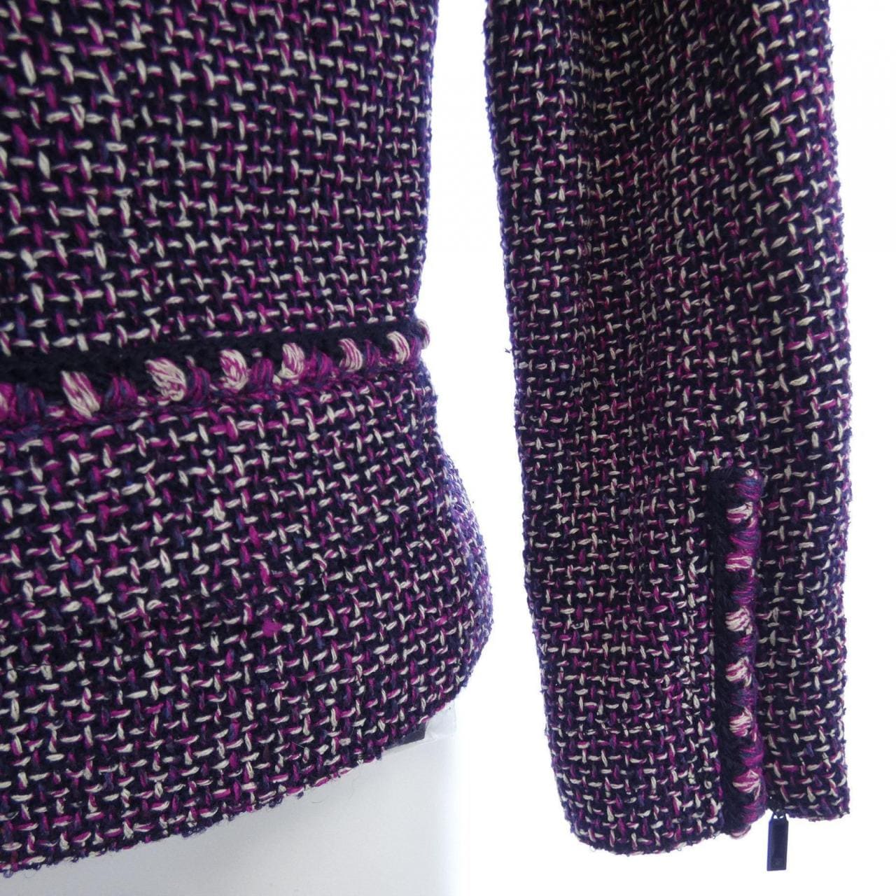 【ヴィンテージ】シャネル CHANEL P21418V12425 03P ノーカラージャケット